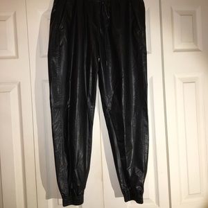 {ZARA} Women’s Leather Jogger pants